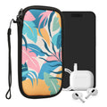 kwmobile Smartphone Pouch - Phone Bag Case Cover Protective Sleeve - Birds Branch - 15.2 x 8.3 cm Inner Dimensions