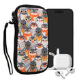 kwmobile Smartphone Pouch - Phone Bag Case Cover Protective Sleeve - Birds Branch - 15.2 x 8.3 cm Inner Dimensions