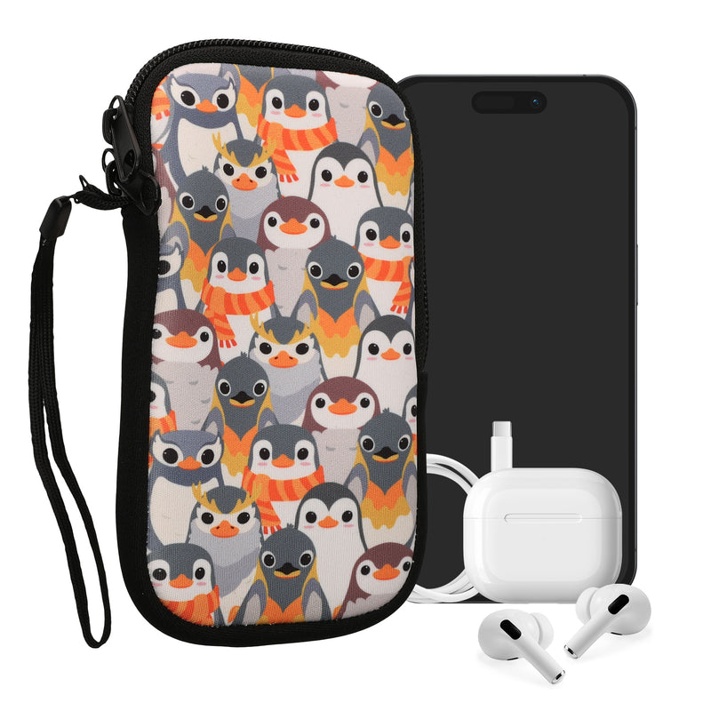kwmobile Smartphone Pouch - Phone Bag Case Cover Protective Sleeve - Birds Branch - 15.2 x 8.3 cm Inner Dimensions