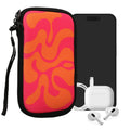 kwmobile Smartphone Pouch - Phone Bag Case Cover Protective Sleeve - Birds Branch - 15.2 x 8.3 cm Inner Dimensions