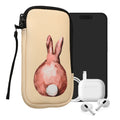 kwmobile Smartphone Pouch - Phone Bag Case Cover Protective Sleeve - Birds Branch - 15.2 x 8.3 cm Inner Dimensions