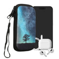 kwmobile Smartphone Pouch - Phone Bag Case Cover Protective Sleeve - Birds Branch - 15.2 x 8.3 cm Inner Dimensions