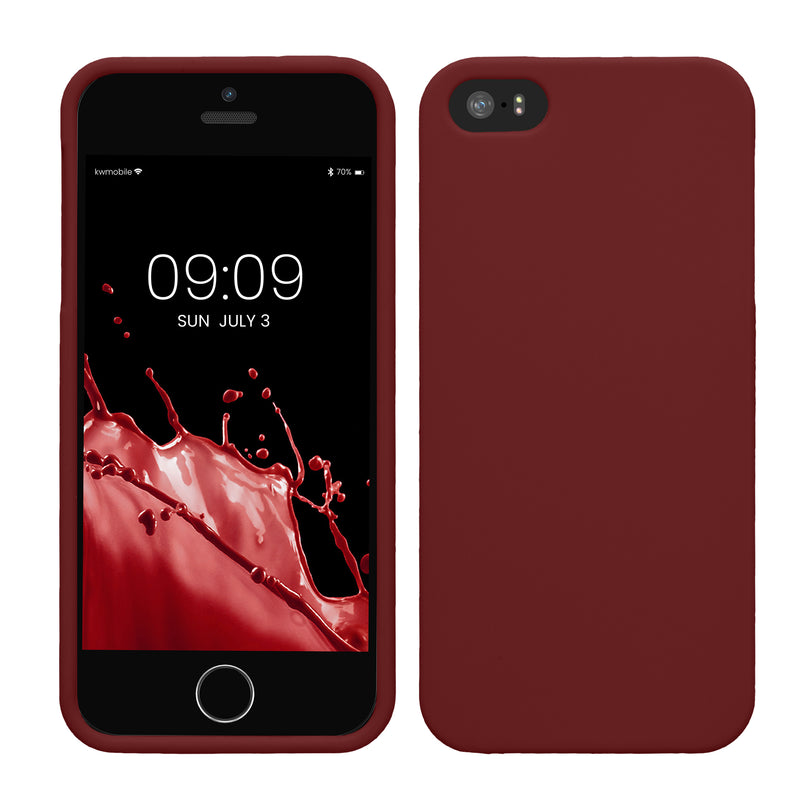 kwmobile Phone Case for Apple iPhone SE (1st Gen 2016) / iPhone 5 / iPhone 5S - Wireless Charging - Protective Cover