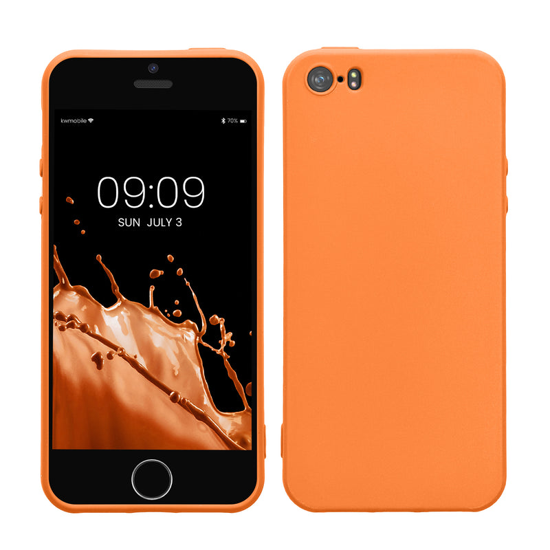 kwmobile Phone Case for Apple iPhone SE (1st Gen 2016) / iPhone 5 / iPhone 5S - Wireless Charging - Protective Cover