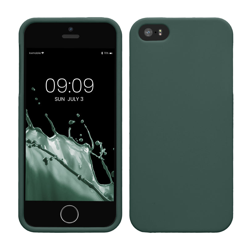 kwmobile Phone Case for Apple iPhone SE (1st Gen 2016) / iPhone 5 / iPhone 5S - Wireless Charging - Protective Cover