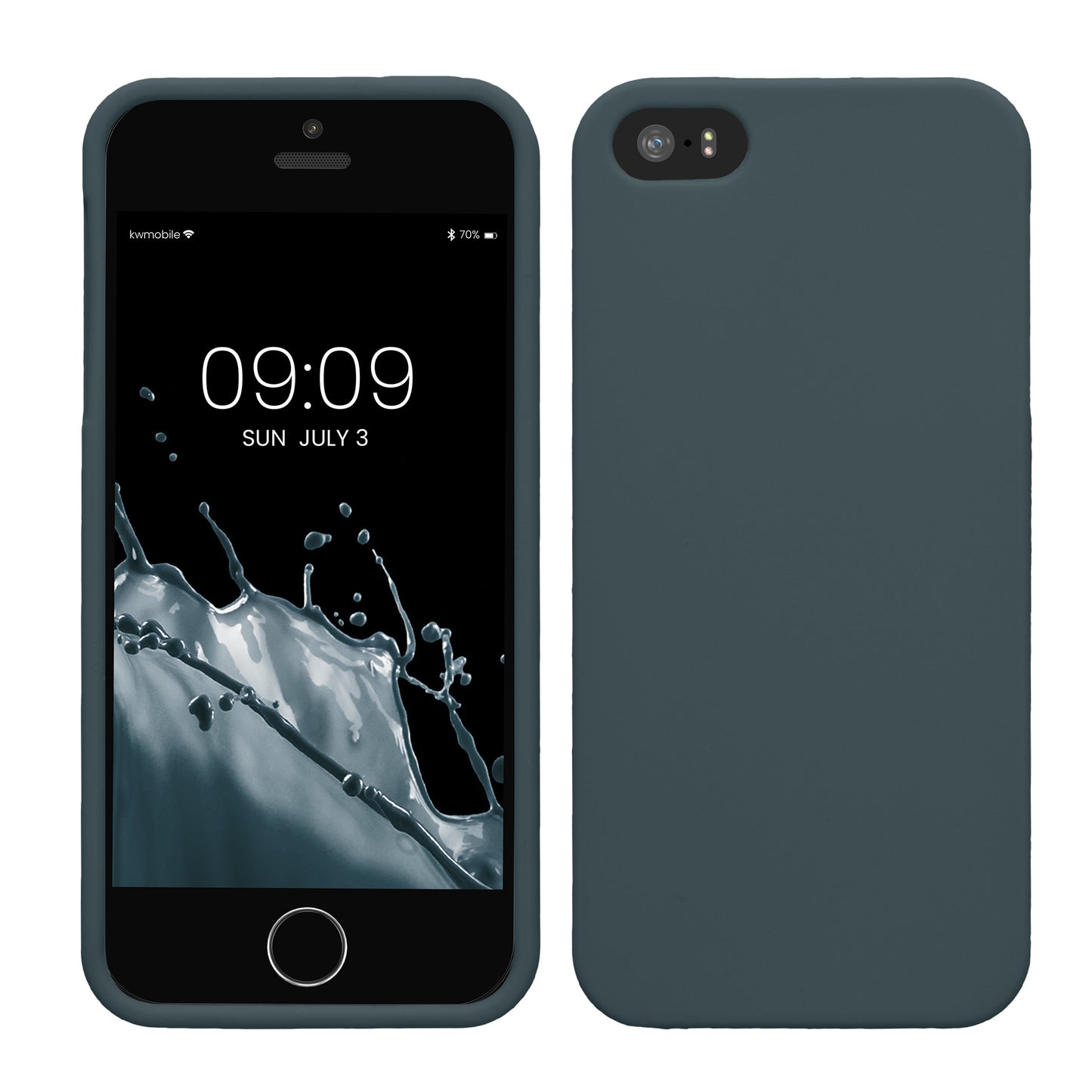kwmobile Phone Case for Apple iPhone SE (1st Gen 2016) / iPhone 5 / iPhone 5S - Wireless Charging - Protective Cover