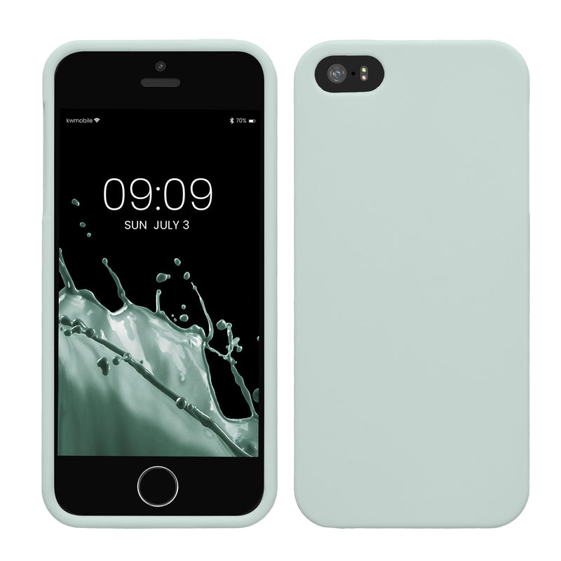kwmobile Phone Case for Apple iPhone SE (1st Gen 2016) / iPhone 5 / iPhone 5S - Wireless Charging - Protective Cover