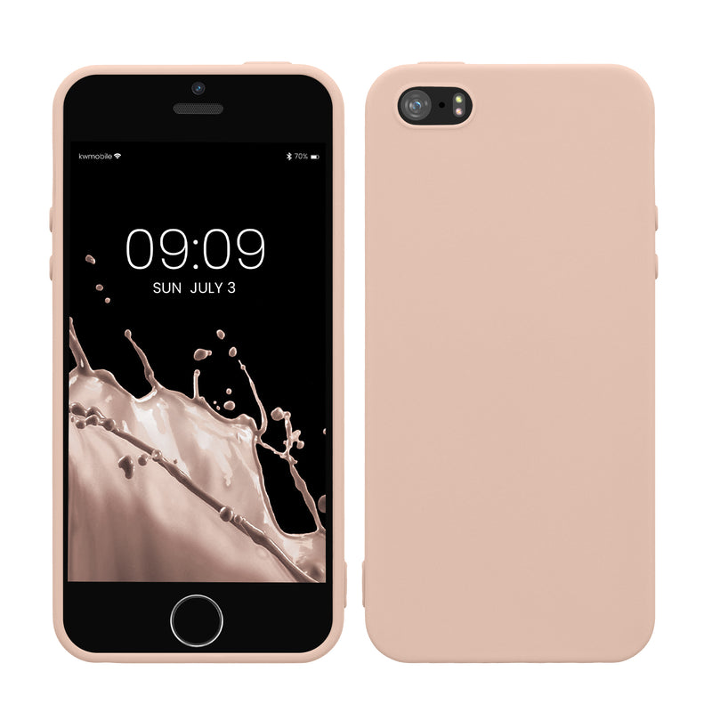 kwmobile Phone Case for Apple iPhone SE (1st Gen 2016) / iPhone 5 / iPhone 5S - Wireless Charging - Protective Cover