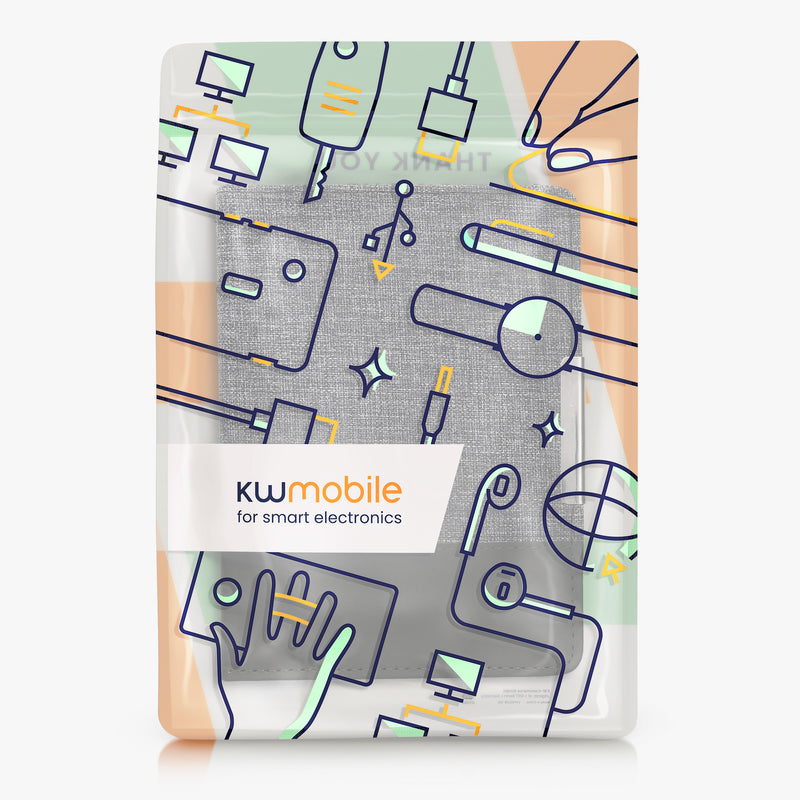kwmobile Case Compatible with Tolino Vision 1 / 2 / 3 / 4 HD eReader Protective Cover Case