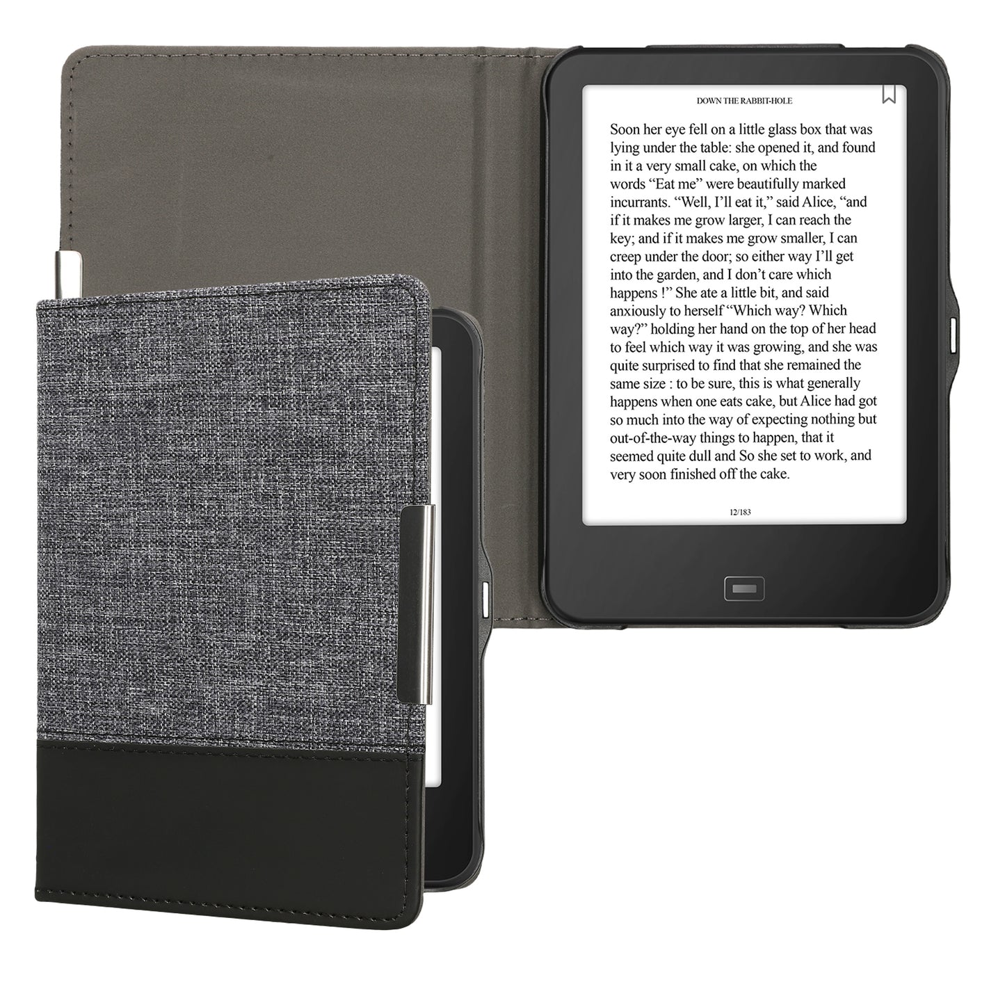 kwmobile Case Compatible with Tolino Vision 1 / 2 / 3 / 4 HD eReader Protective Cover Case