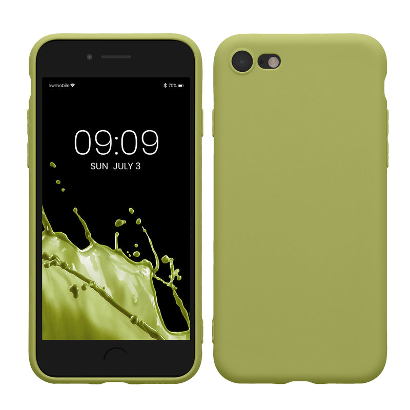 kwmobile Phone Case for Apple iPhone SE (2022) / SE (2020) / 8 / 7 Case - Soft Silicone Phone Case - Protective Cover