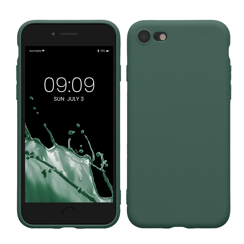 kwmobile Phone Case for Apple iPhone SE (2022) / SE (2020) / 8 / 7 Case - Soft Silicone Phone Case - Protective Cover