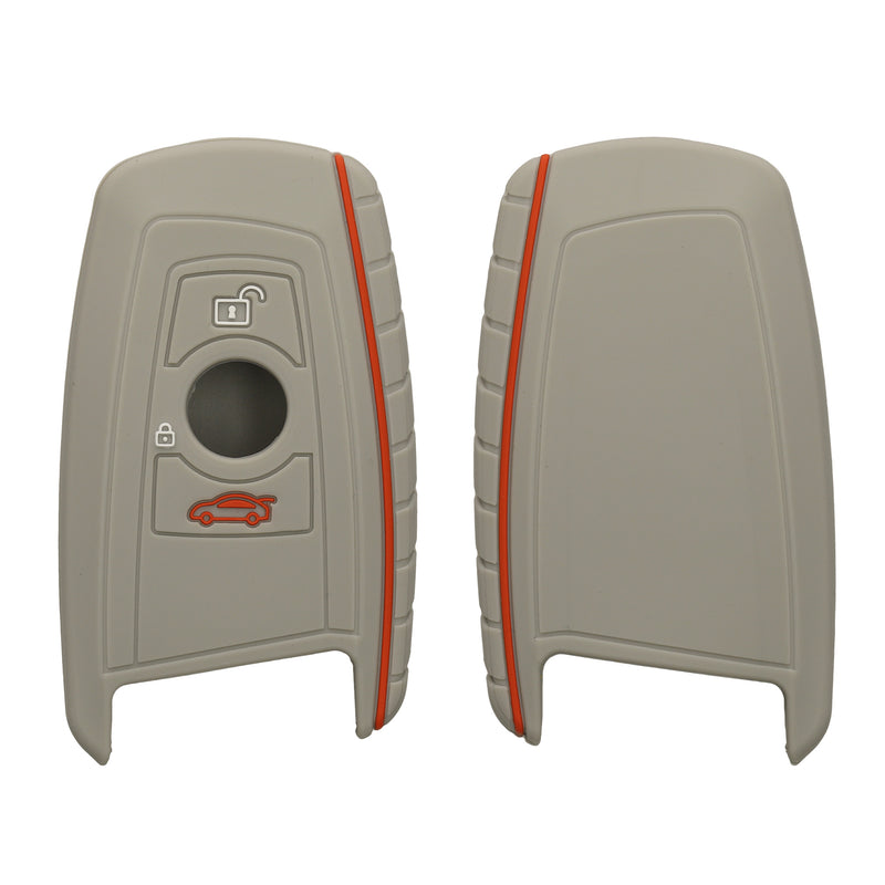 kwmobile Car Key Cover compatible with BMW 3-Button Key Fob (Keyless Go only)