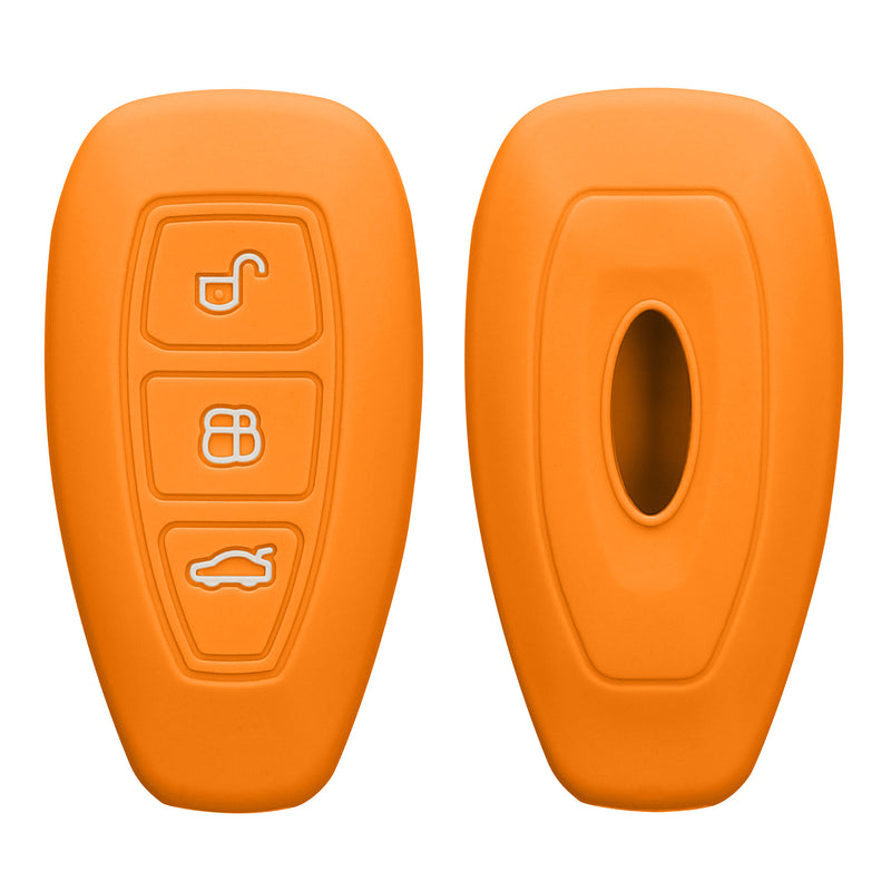kwmobile Car Key Cover Compatible with Ford 3-Button Car Key Keyless Go