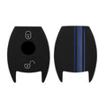kwmobile Car Key Cover Compatible with Mercedes Benz 2-Button Car Key (Keyless Go Only) Case - Key Fob Cover Don't touch my Key