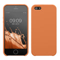 kwmobile Case for Apple iPhone SE (1st Gen 2016) / iPhone 5 / iPhone 5S - Silicone Case - Wireless Charging - Protective Cover