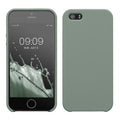 kwmobile Case for Apple iPhone SE (1st Gen 2016) / iPhone 5 / iPhone 5S - Silicone Case - Wireless Charging - Protective Cover