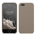 kwmobile Case for Apple iPhone SE (1st Gen 2016) / iPhone 5 / iPhone 5S - Silicone Case - Wireless Charging - Protective Cover