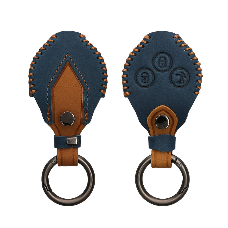 kwmobile Car Key Shell compatible with Smart 3-Button Remote Car Key