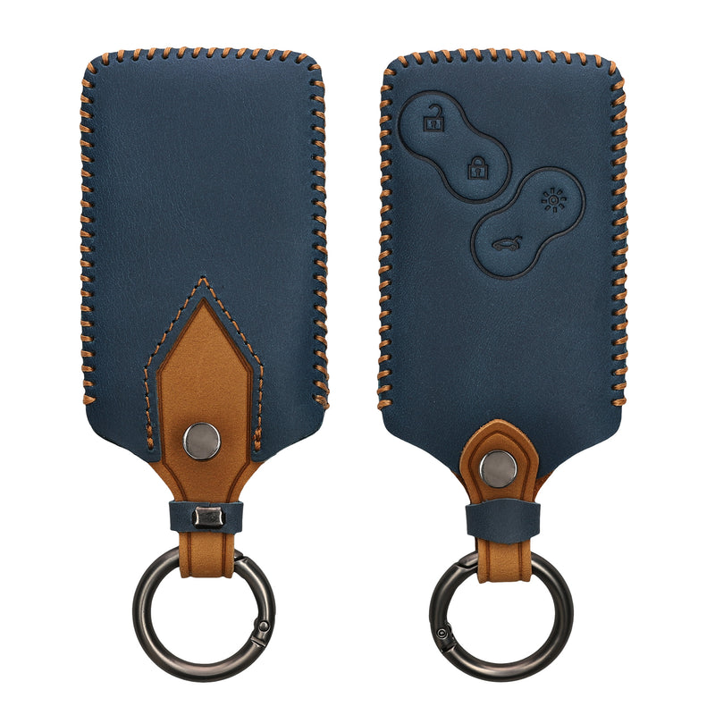 kwmobile Car Key Card Cover compatible with Renault 4-Button Car Key Card (Keyless Go Only)