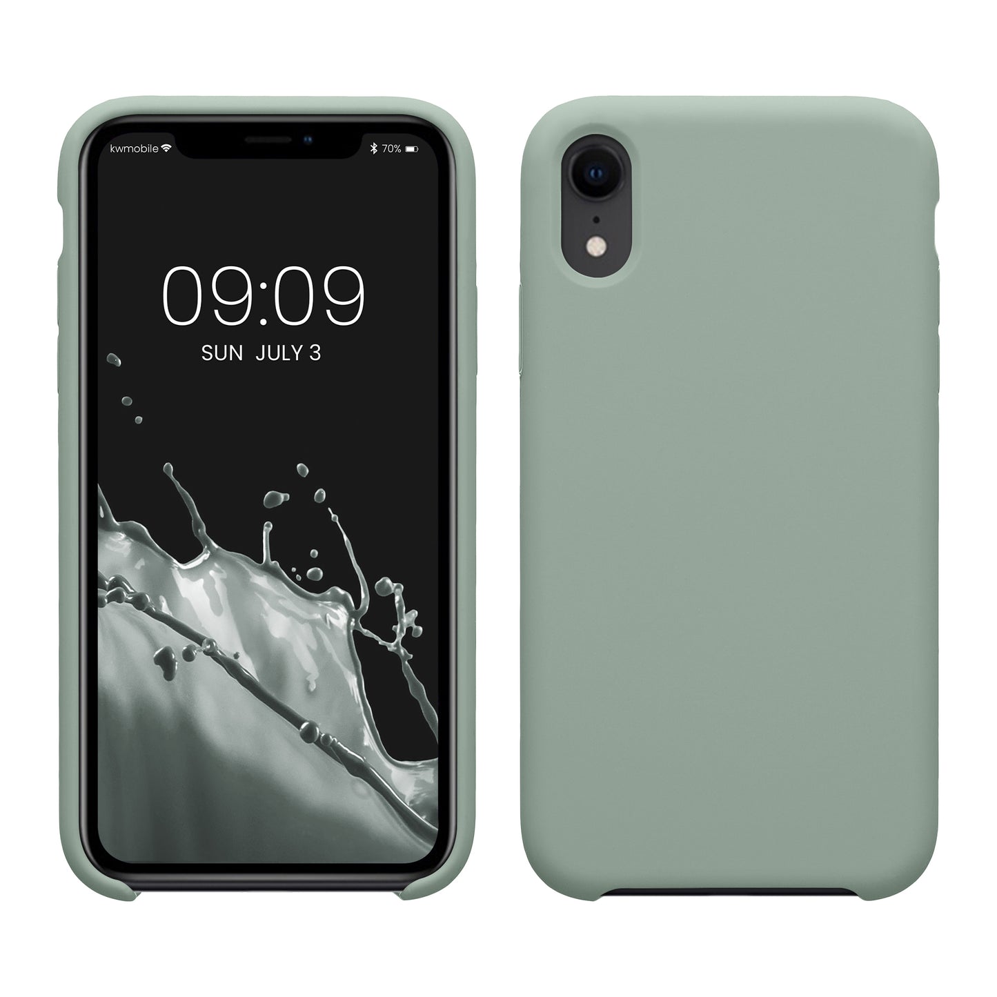 kwmobile Phone Case for Apple iPhone XR Case - Silicone - Wireless Charging - Protective Cover