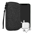 kwmobile Phone Pouch for Smartphones - 4.5" - Phone Bag 14.4 x 8.3 cm Inner Dimensions