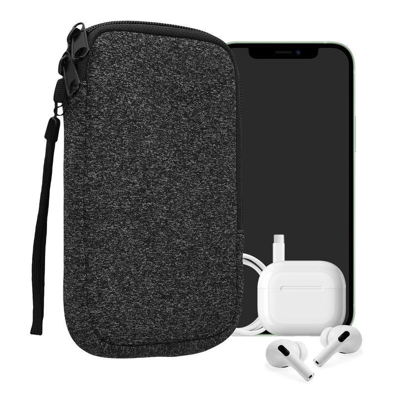 kwmobile Phone Pouch for Smartphones - 4.5" - Phone Bag 14.4 x 8.3 cm Inner Dimensions