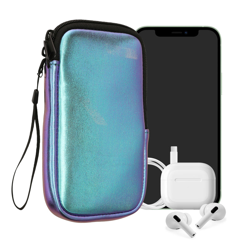 kwmobile Phone Pouch for Smartphones - 4.5" - Phone Bag 14.4 x 8.3 cm Inner Dimensions