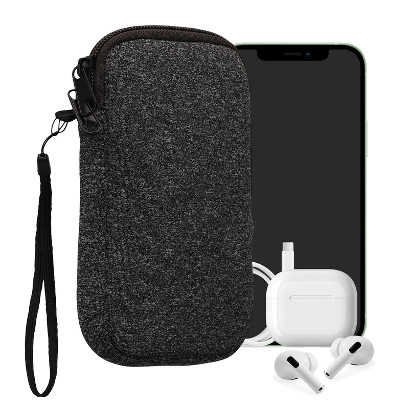 kwmobile Phone Pouch for Smartphones - 4.5" - Phone Bag 14.4 x 8.3 cm Inner Dimensions