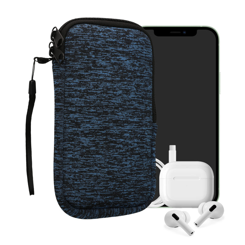 kwmobile Phone Pouch for Smartphones - 4.5" - Phone Bag 14.4 x 8.3 cm Inner Dimensions