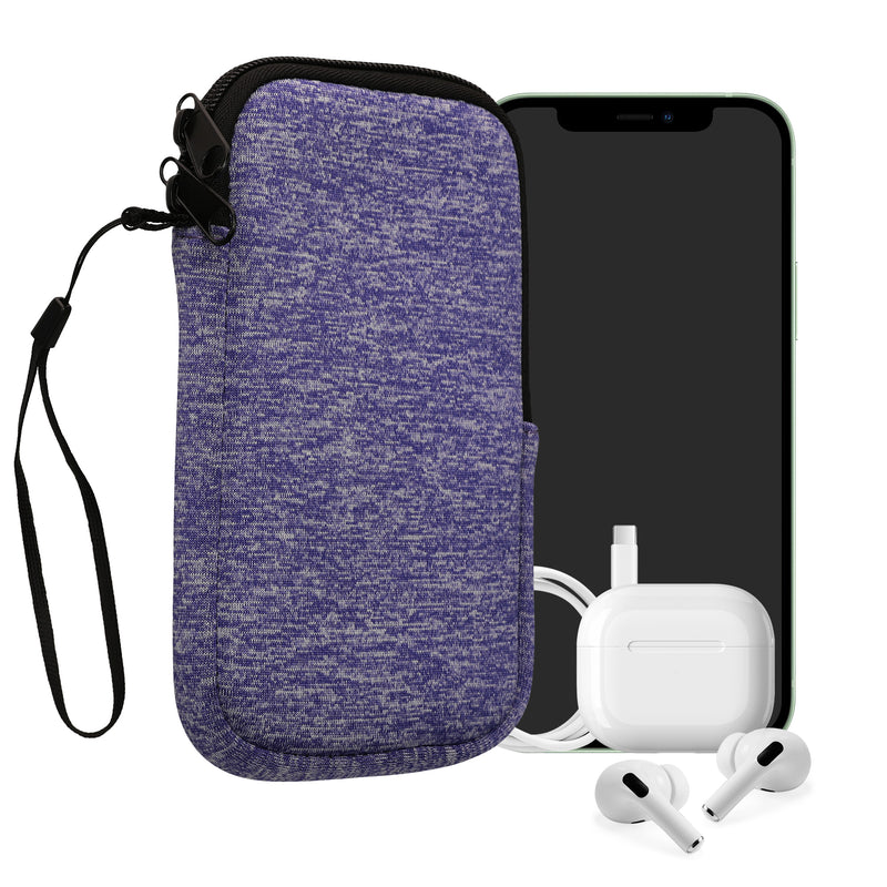 kwmobile Phone Pouch for Smartphones - 4.5" - Phone Bag 14.4 x 8.3 cm Inner Dimensions