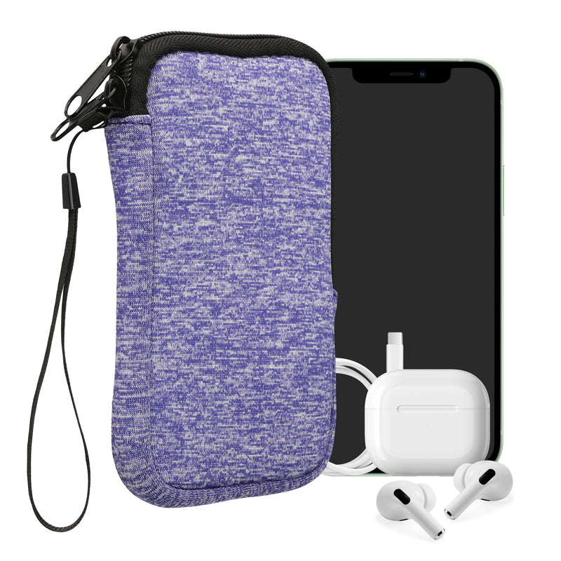 kwmobile Phone Pouch for Smartphones - 4.5" - Phone Bag 14.4 x 8.3 cm Inner Dimensions