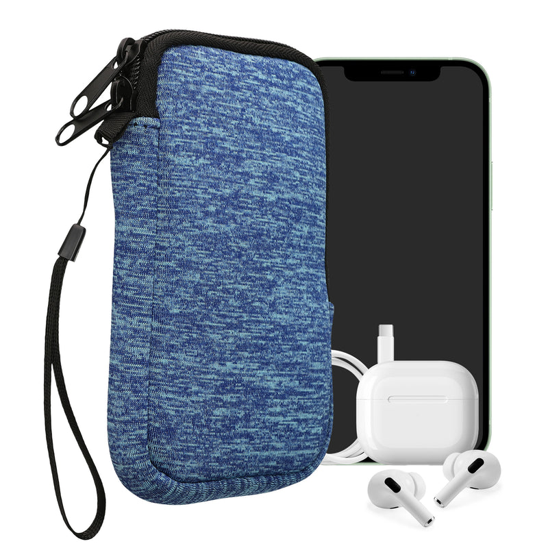 kwmobile Phone Pouch for Smartphones - 4.5" - Phone Bag 14.4 x 8.3 cm Inner Dimensions