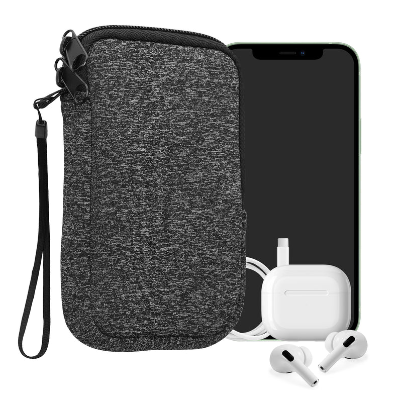 kwmobile Phone Pouch for Smartphones - 4.5" - Phone Bag 14.4 x 8.3 cm Inner Dimensions
