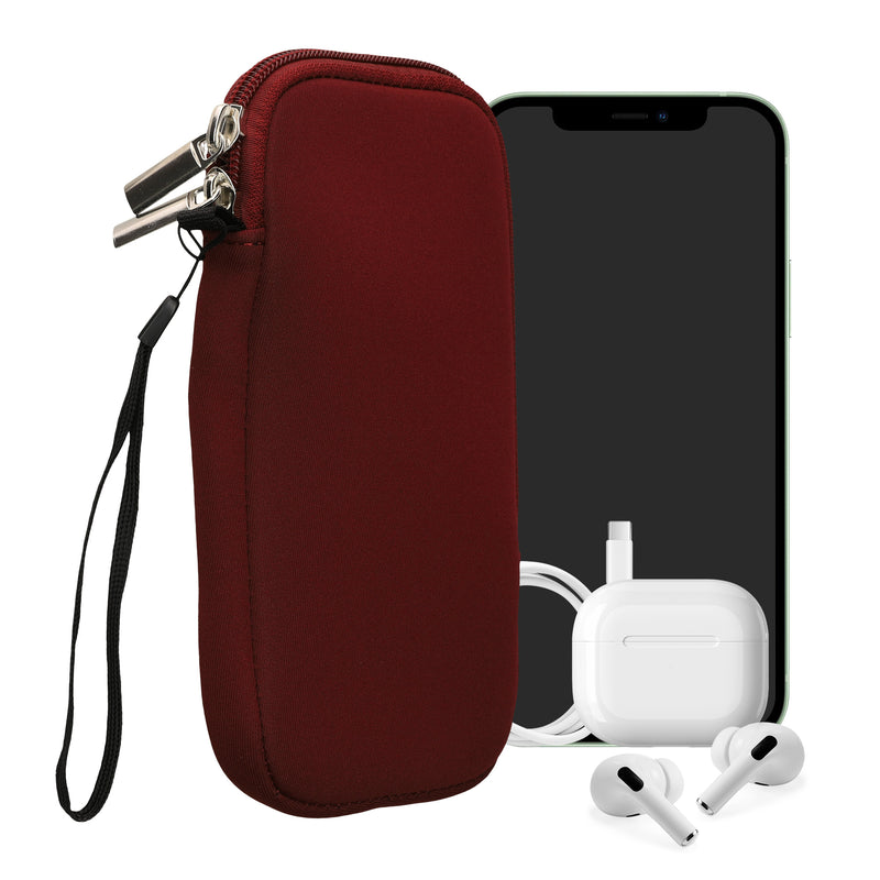 kwmobile Phone Pouch for Smartphones - 4.5" - Phone Bag 14.4 x 8.3 cm Inner Dimensions