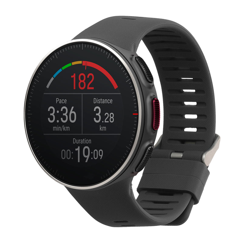 kwmobile Silicone Watch Strap for Polar Vantage V Band - Replacement Strap for Fitness Tracker - Smartwatch Replacement Band