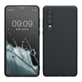 kwmobile Hülle kompatibel mit Huawei P30 Hülle - weiches TPU Silikon Case - Cover geeignet für kabelloses Laden - Heidelbeerblau Heidelbeerblau  