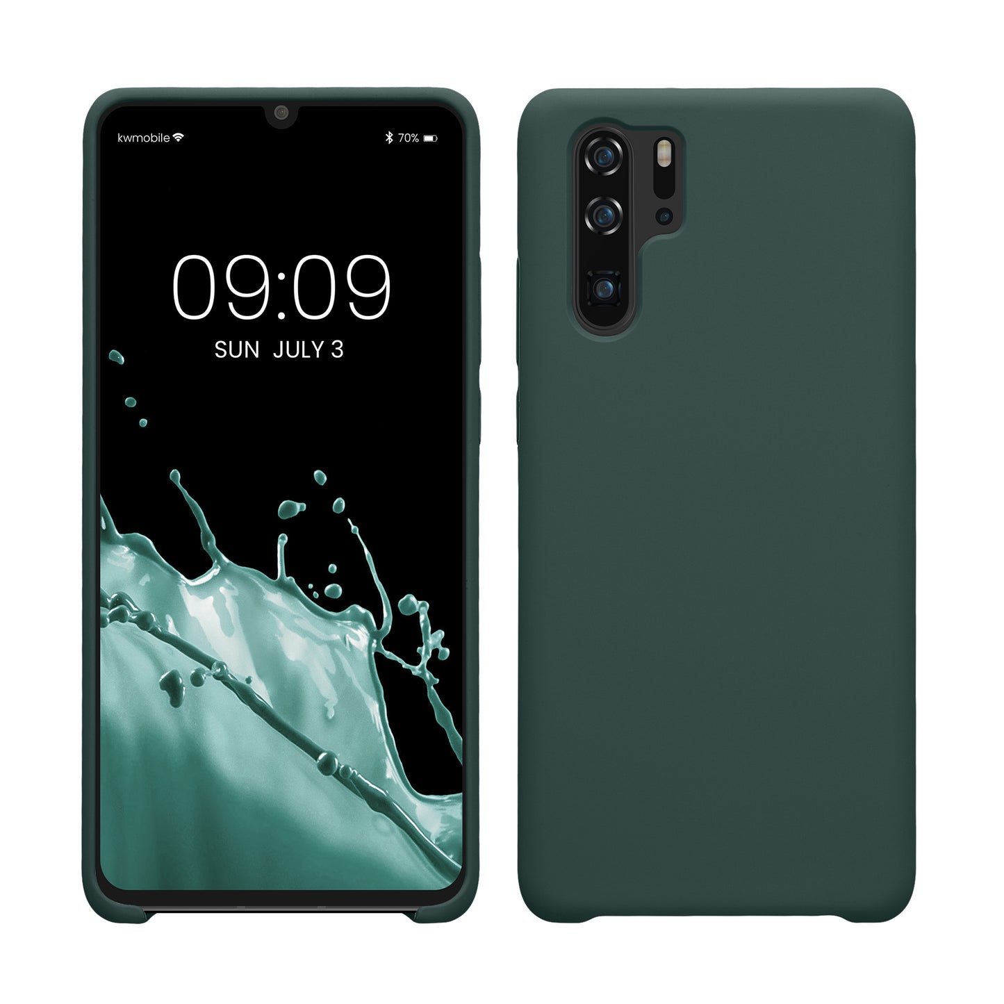 kwmobile Phone Case for Huawei P30 Pro - Silicone Case - Wireless Charging - Protective Cover
