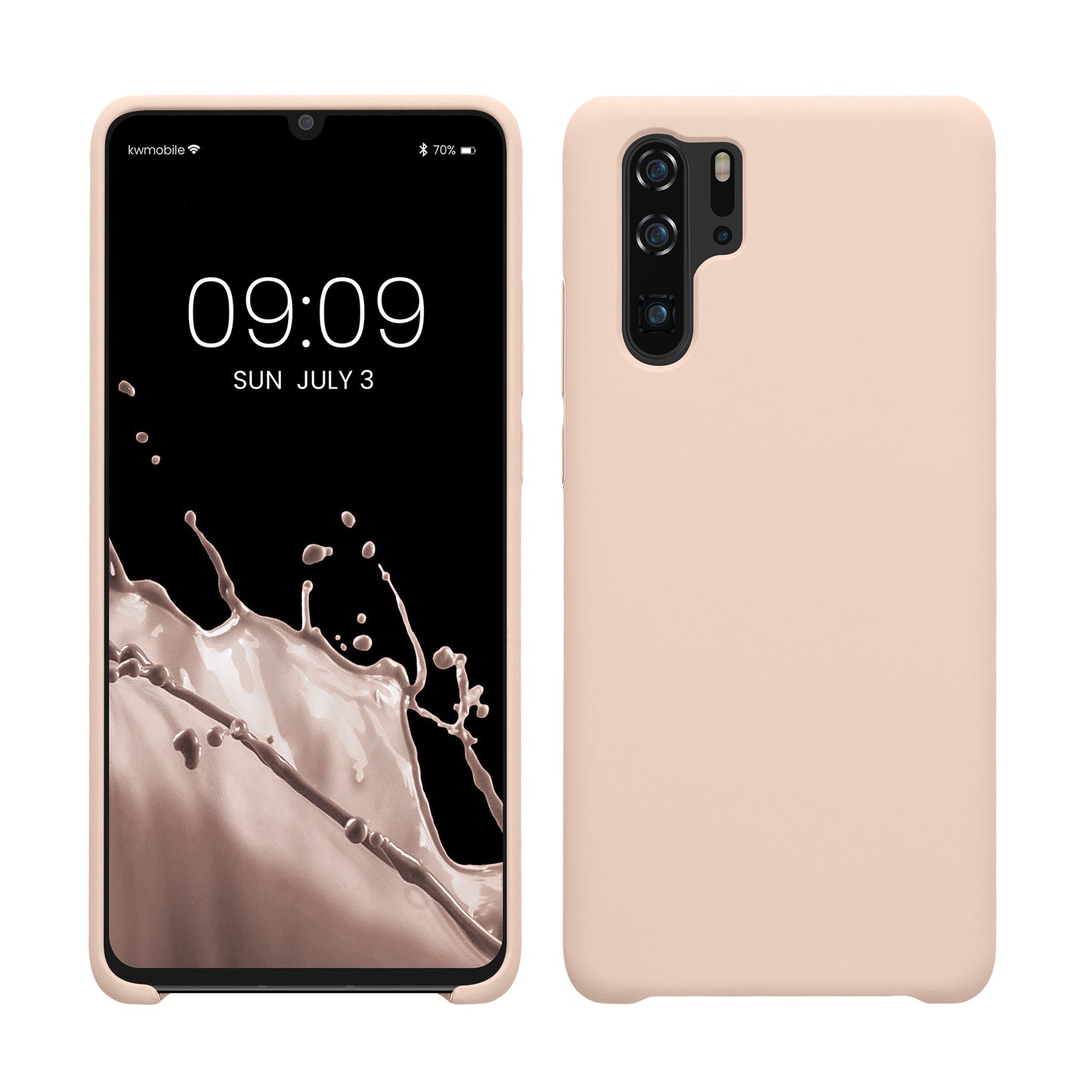 kwmobile Phone Case for Huawei P30 Pro - Silicone Case - Wireless Charging - Protective Cover
