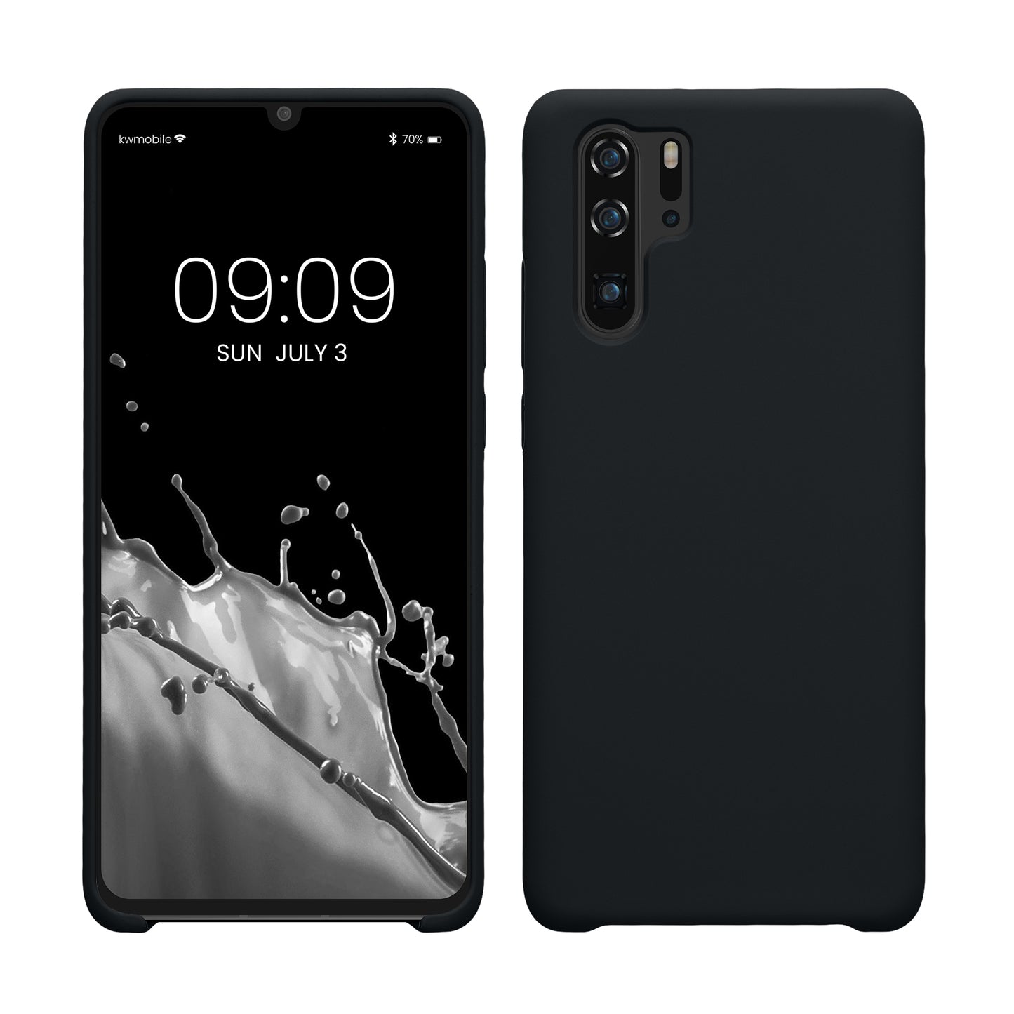 kwmobile Phone Case for Huawei P30 Pro - Silicone Case - Wireless Charging - Protective Cover