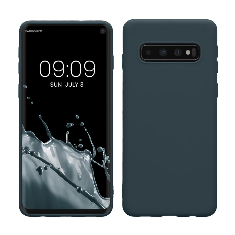 kwmobile Phone Case for Samsung Galaxy S10 Case - Wireless Charging - Protective Cover