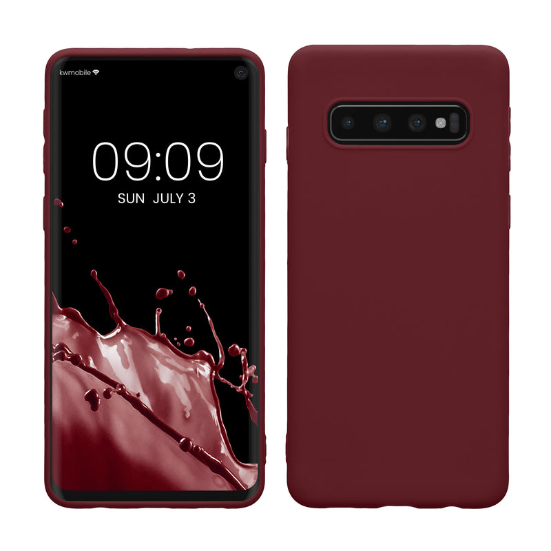 kwmobile Phone Case for Samsung Galaxy S10 Case - Wireless Charging - Protective Cover