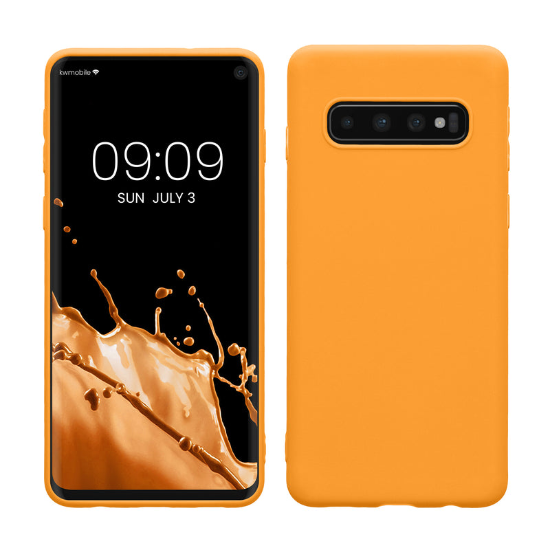 kwmobile Phone Case for Samsung Galaxy S10 Case - Wireless Charging - Protective Cover