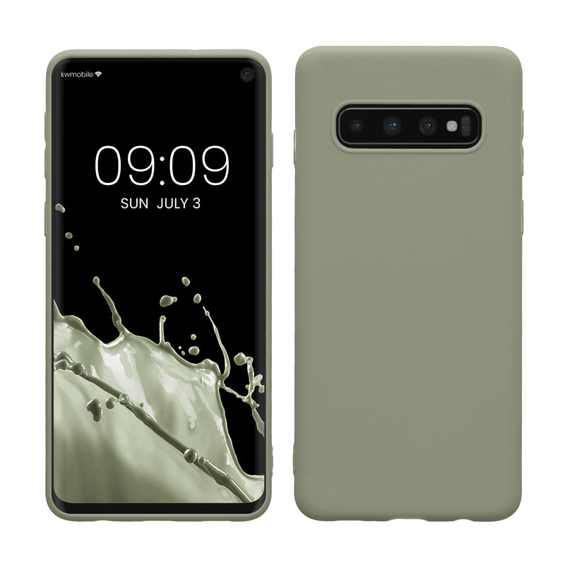 kwmobile Phone Case for Samsung Galaxy S10 Case - Wireless Charging - Protective Cover