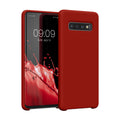 kwmobile Phone Case for Samsung Galaxy S10 Case Silicone Wireless Charging Protective Cover