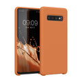 kwmobile Phone Case for Samsung Galaxy S10 Case Silicone Wireless Charging Protective Cover
