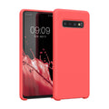 kwmobile Phone Case for Samsung Galaxy S10 Case Silicone Wireless Charging Protective Cover