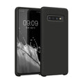 kwmobile Phone Case for Samsung Galaxy S10 Case Silicone Wireless Charging Protective Cover