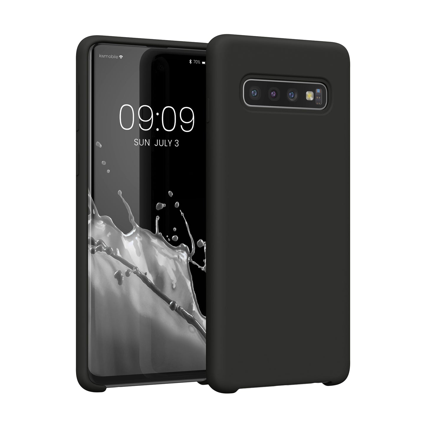 kwmobile Phone Case for Samsung Galaxy S10 Case Silicone Wireless Charging Protective Cover