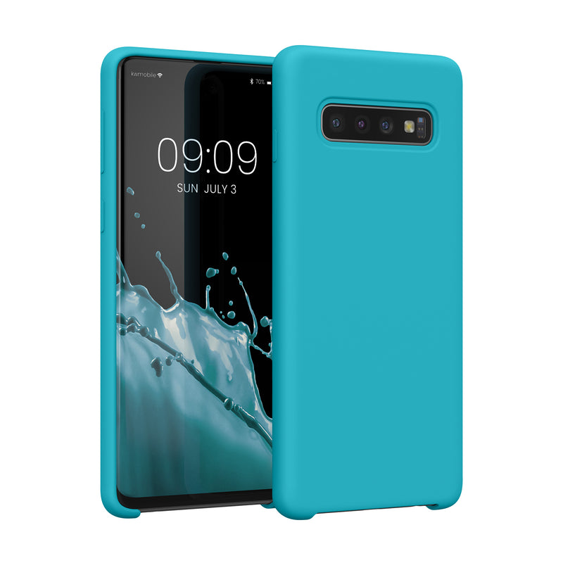 kwmobile Phone Case for Samsung Galaxy S10 Case Silicone Wireless Charging Protective Cover